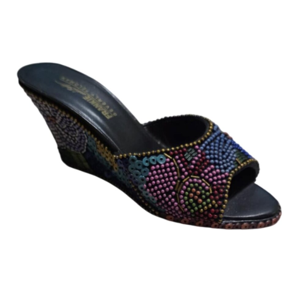 EUC Just the Right Shoe Frankie & Baby "Jewels"